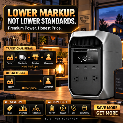 1024Wh Portable Power Station